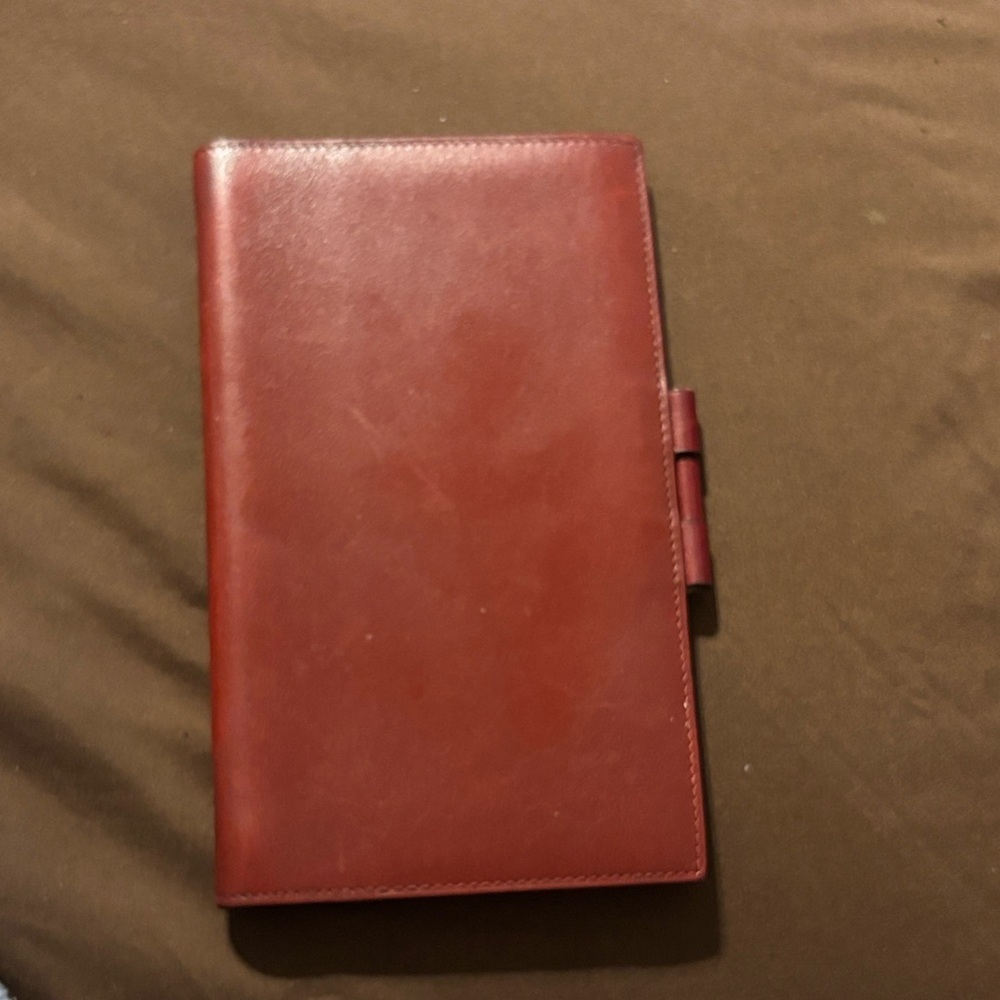 Vintage Hermes Leather Notebook New never used